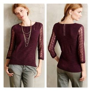 Anthropologie Knitted & Knotted Surrey Pullover S